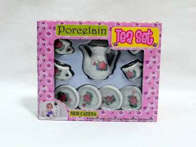 Set za čaj cvet 9kom