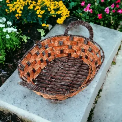 Korpa braon oval 31x25cm