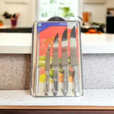 Kuhinjska daska+set noževa