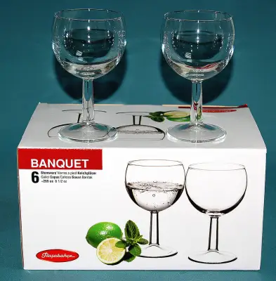 Čaša BANQUET water 255cc 1/6