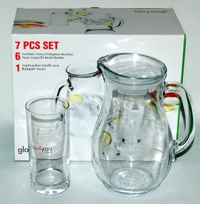 Set BISTRO bokal 1l+6čaša long
