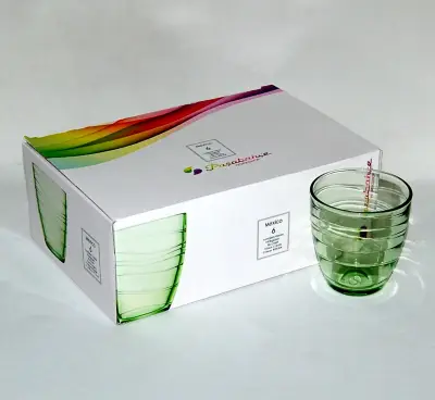 Čaša MEXICO 285cc 1/6 green