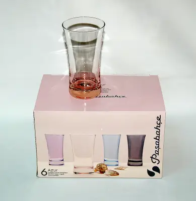 Čaša AZUR long 300cc 1/6 pink