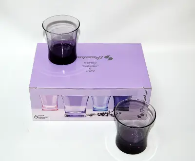 Čaša AZUR whisky 240cc 1/6 purple