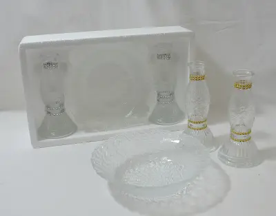 Činija 20cm+2svećnjaka 18cm