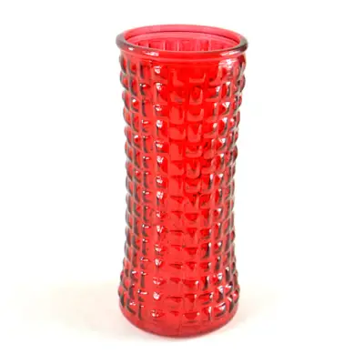 Vaza 25cm crvena dezen