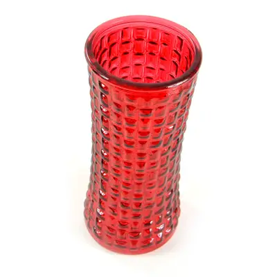Vaza 25cm crvena dezen