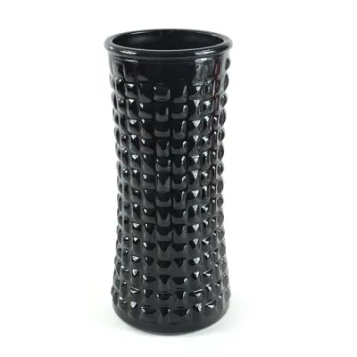 Vaza 25cm crna dezen