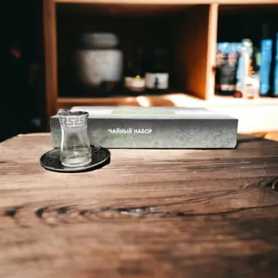 Čaša za čaj sa tacnom SE03 1/6